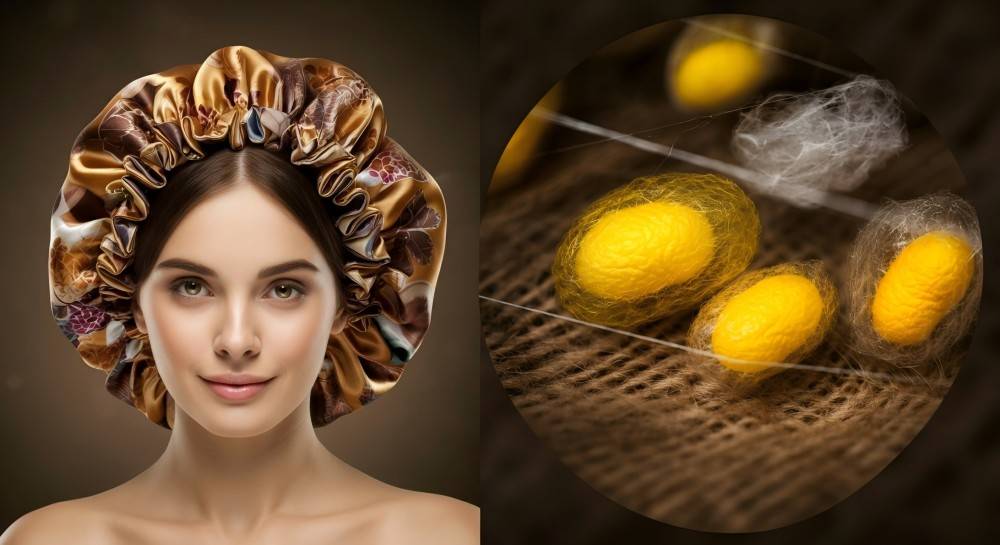 التفاف شعر الحرير