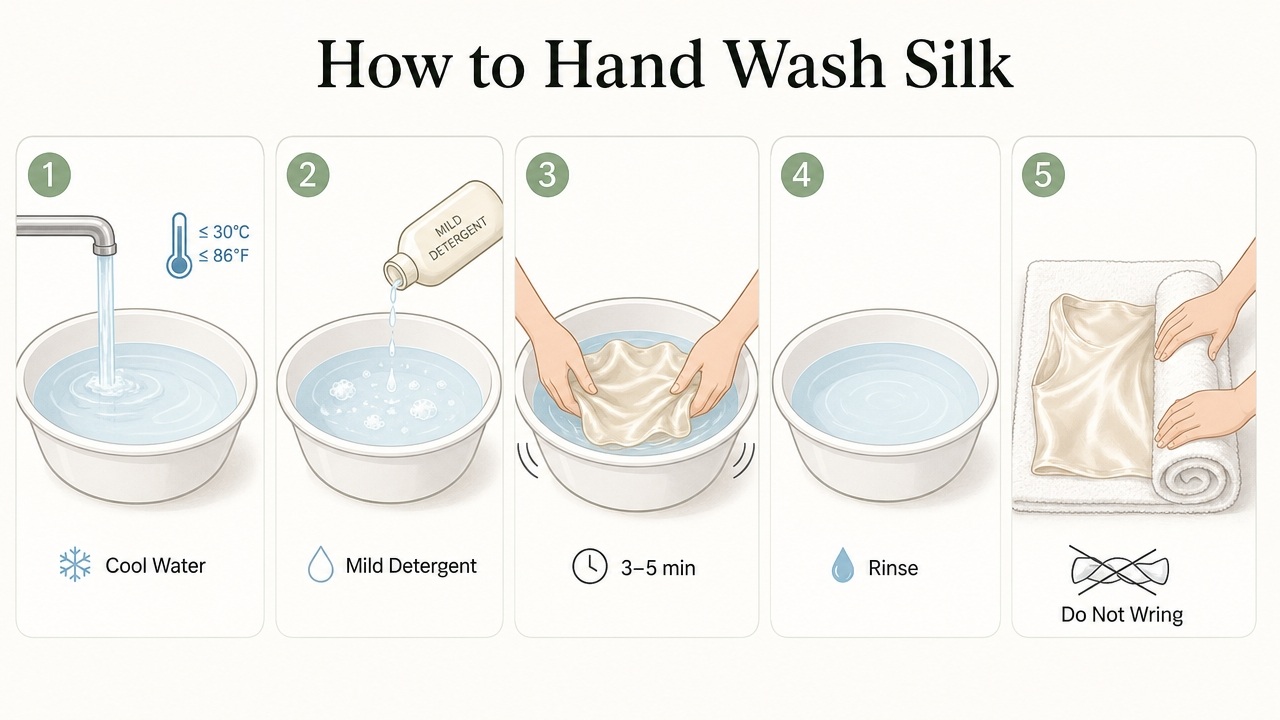 how-to-hand-wash-silk كيفية غسل الحرير باليد